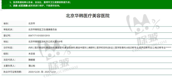 北京华韩医疗美容医院